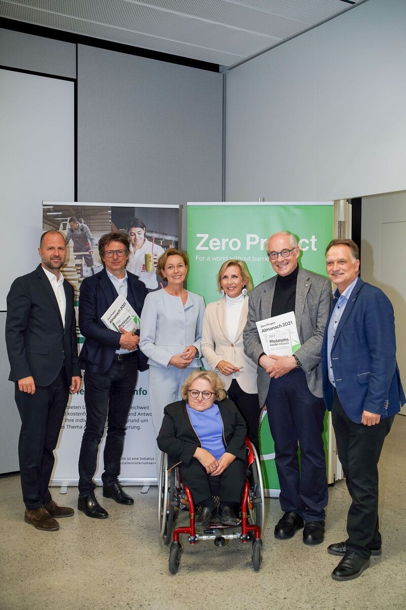 Beim Zero Project Unternehmensdialog bei Doppelmayr in Wolfurt wurden die Erfahrungen mit Inklusion am Arbeitsplatz ausgetauscht. VLK/Pro.TV