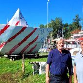 Papierboot hat neuen Ankerplatz