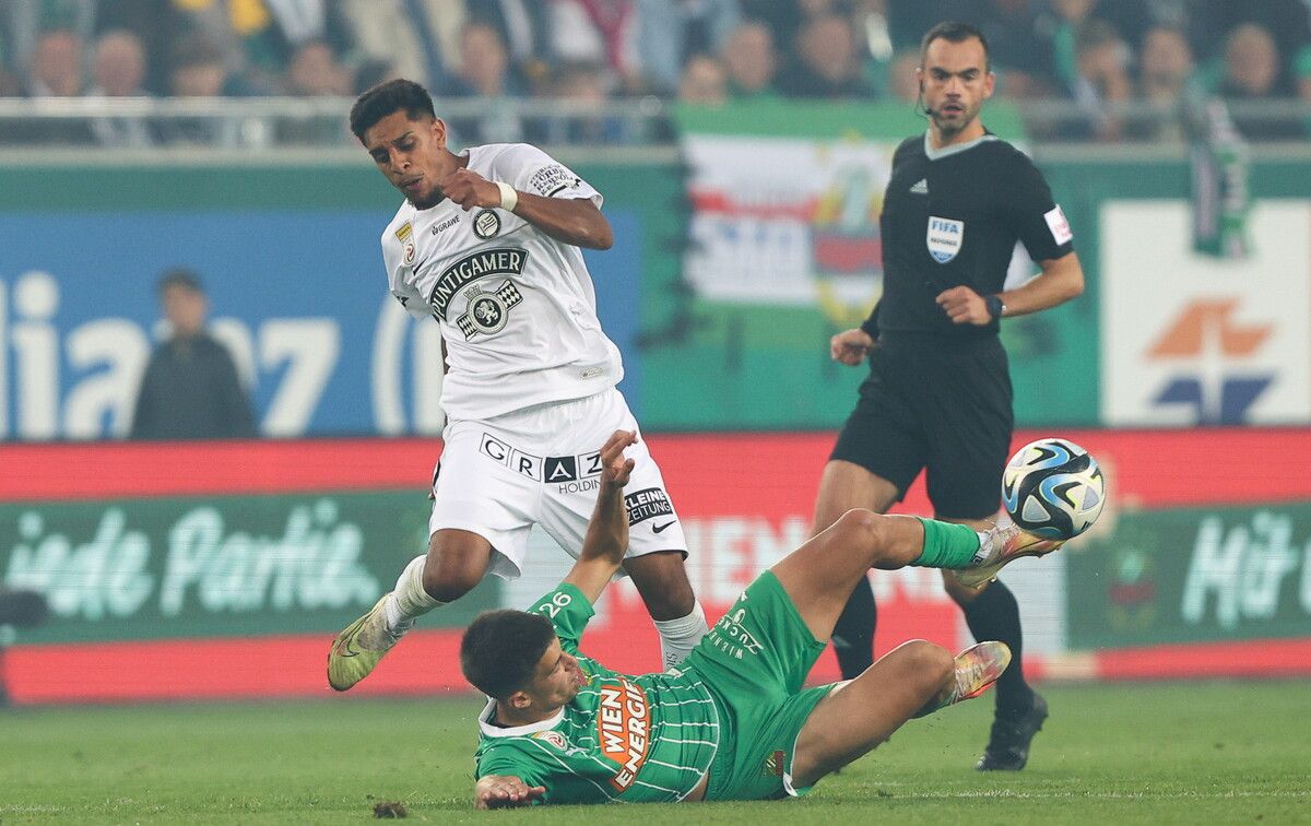 Der frischgebackene ÖFB-Nationalspieler Manprit Sarkaria und der SK Sturm stehen in Polen schon unter Zugzwang.apa