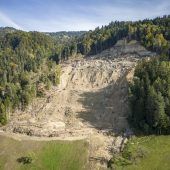 43 Meter Abrutsch in weniger als sechs Monaten