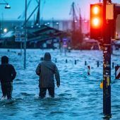 Großes Aufräumen nach Sturmflut mit Millionenschäden