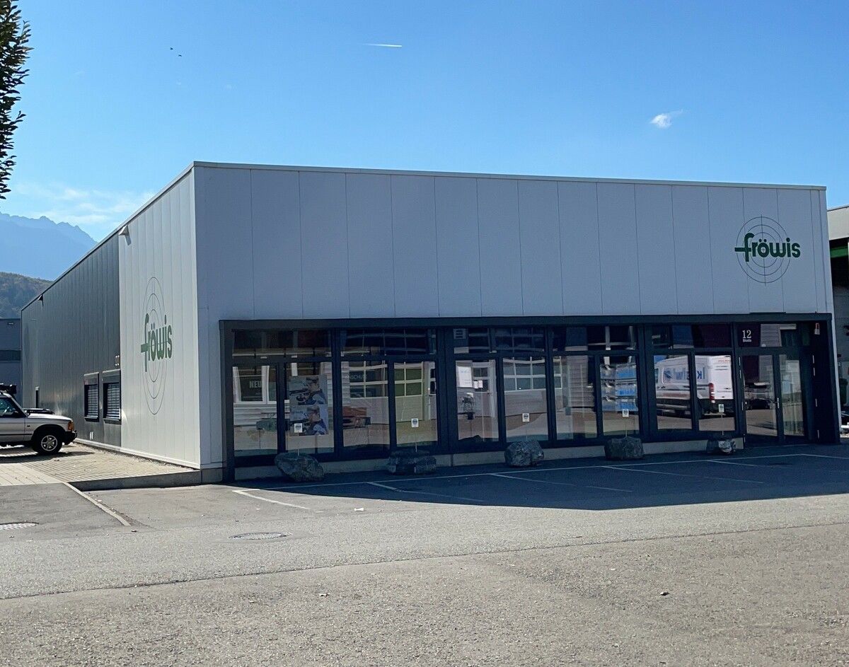 Der Stammsitz der Firma fröwis in Feldkirch. fröwis