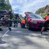 Fünf Verletzte bei Kollision in Egg