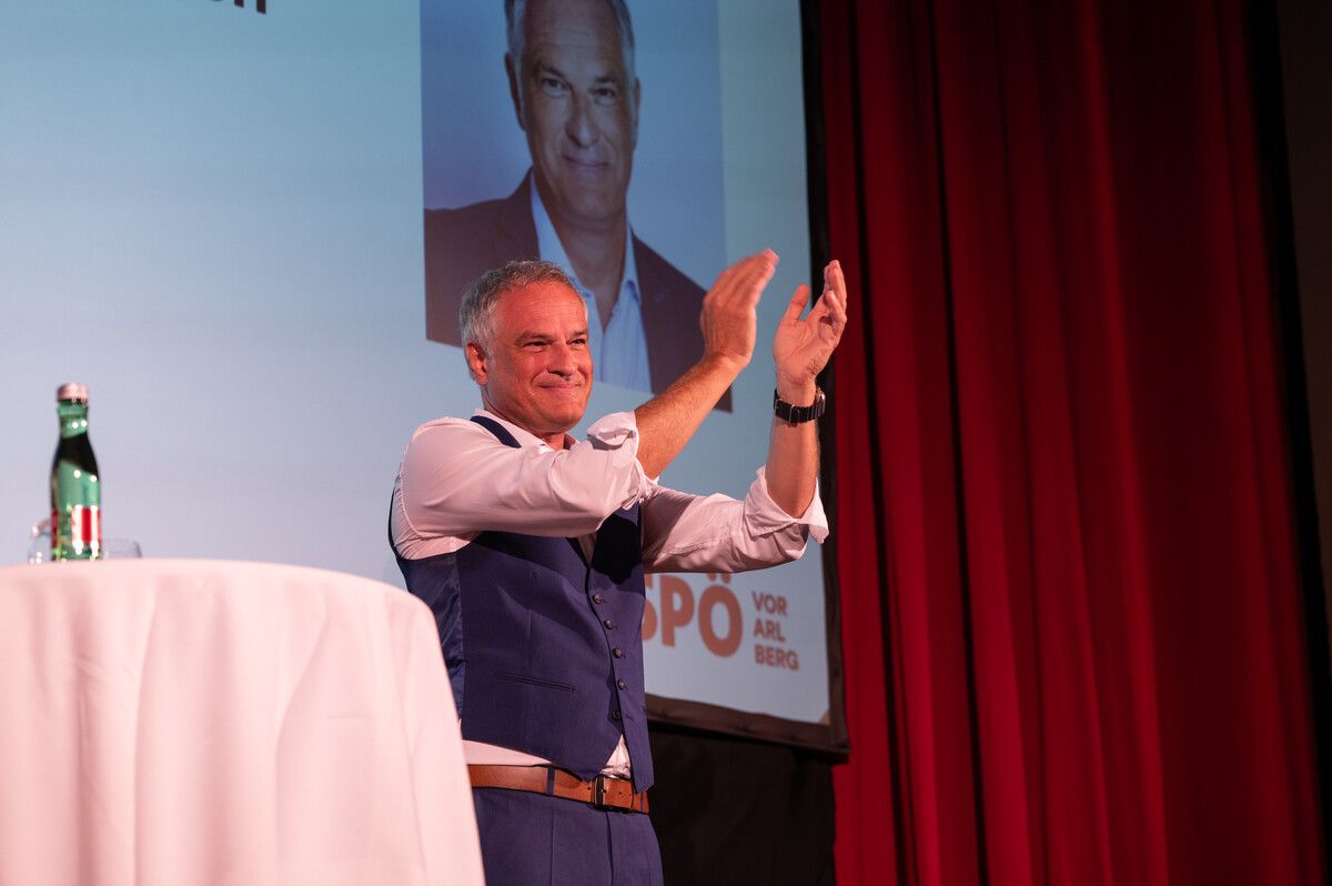Die Delegierten wählten Mario Leiter mit 88,69 Prozent zum neuen Landesparteivorsitzenden der Sozialdemokratie.SERRa