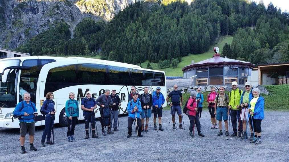 Die Höchster Senior(inn)en genossen ihre Wanderung in der Brandnertal-Region.50plus Höchst