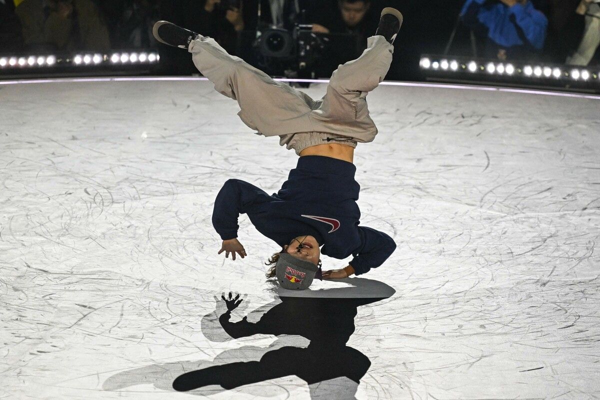 Die japanische Breakdance-Künstlerin Ami Yuasa alias Ami tritt im B-Girl-Finale des Red Bull BC One World Finals in Paris an. AFP