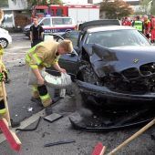 Schwerer Unfall im Kreuzungsbereich