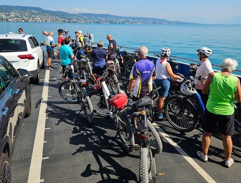 Die Radler des Pensionistenverbands Vorarlberg erlebten eine wunderbare Radtour rund um den Zürichsee.pvö
