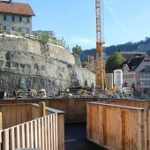 Geänderte ­Baustellenzufahrt