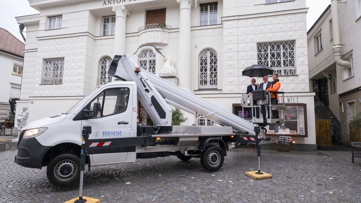Die Stadtgärtnerei hat für 144.000 Euro ein Spezialfahrzeug erworben.Stadt Bregenz