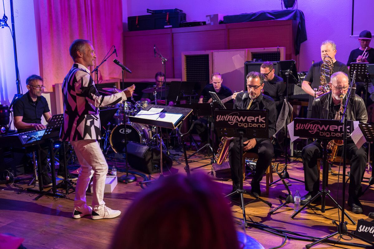 Die SwingWerk Bigband spielt im Sängerheim Konkordia von Swing bis Funk. Lustenau