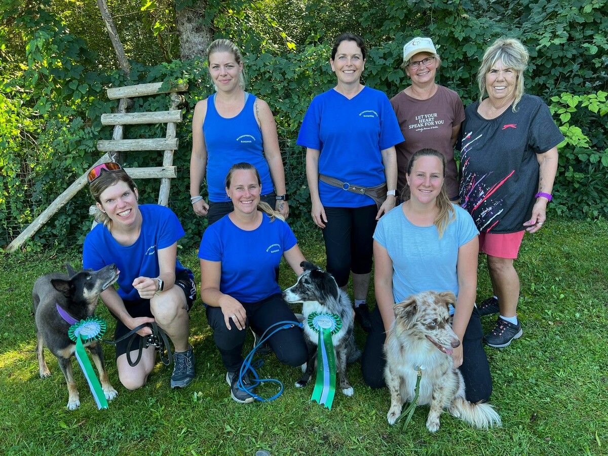 Die Vertreter des HSV Rankweil beim 6. Ländlecup.Verein HSV Rankweil/Sektion Agility
