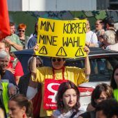 Demonstration für Abtreibungsrecht in Spitälern. »A2