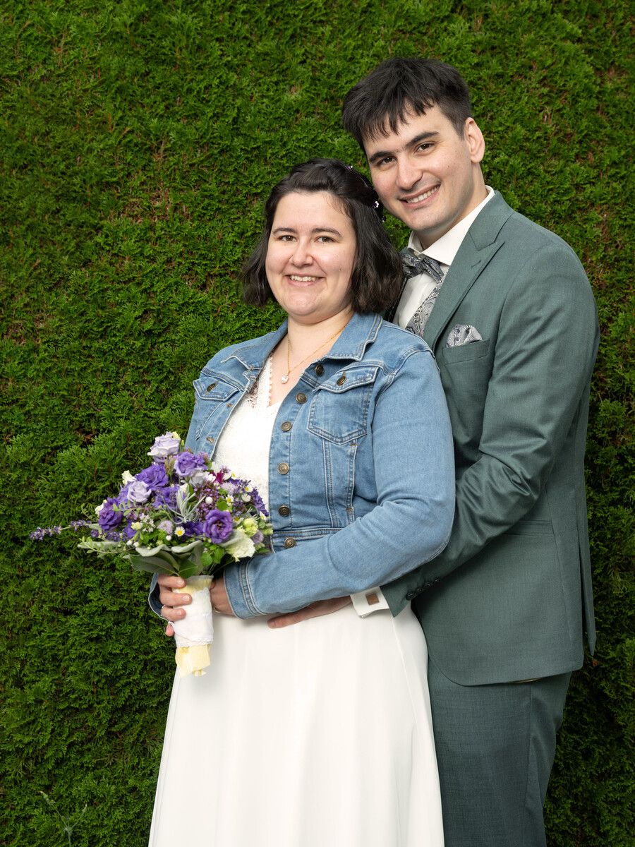 Melanie und Valentin Kopf