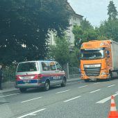 Rad gegen Lkw