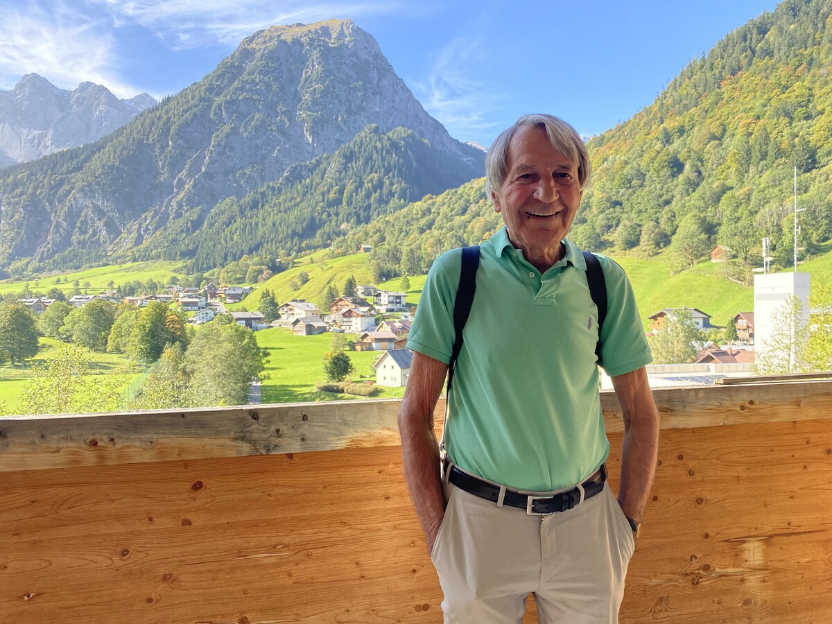 Franz Berger hat mit seinen 83 Jahren schon 1500 Gipfel bestiegen.vn/JUN(2)