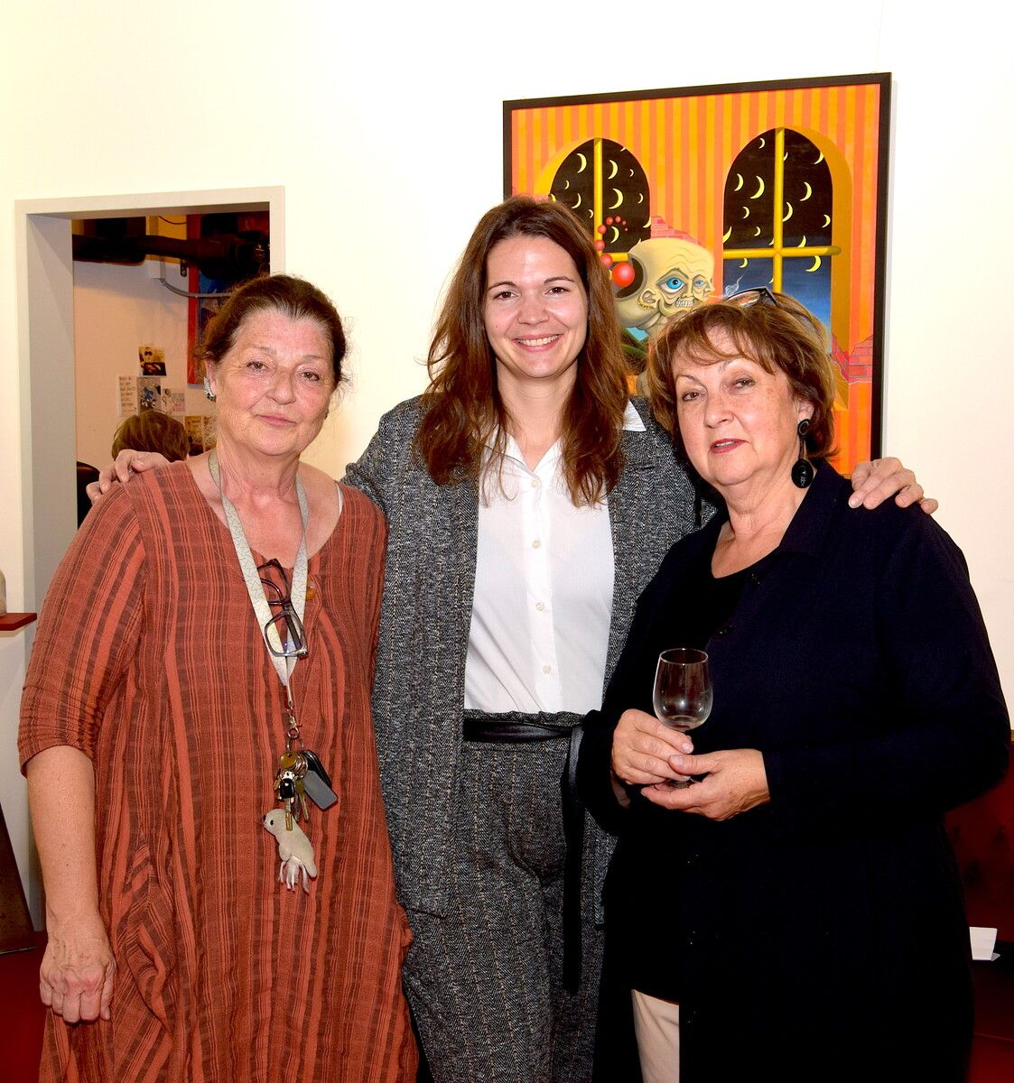 Galeristin Sigrid Fritsche (r.) mit Tochter Michaela Çifçi und Ingrid Gassner.sco(2)