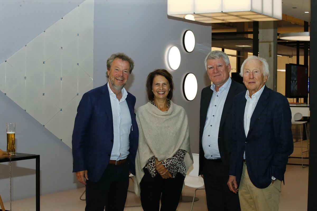 Günther und Manuela Lehner, Alfred Felder und Jürg Zumtobel.