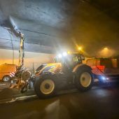 Wieder Sperren des Achraintunnels