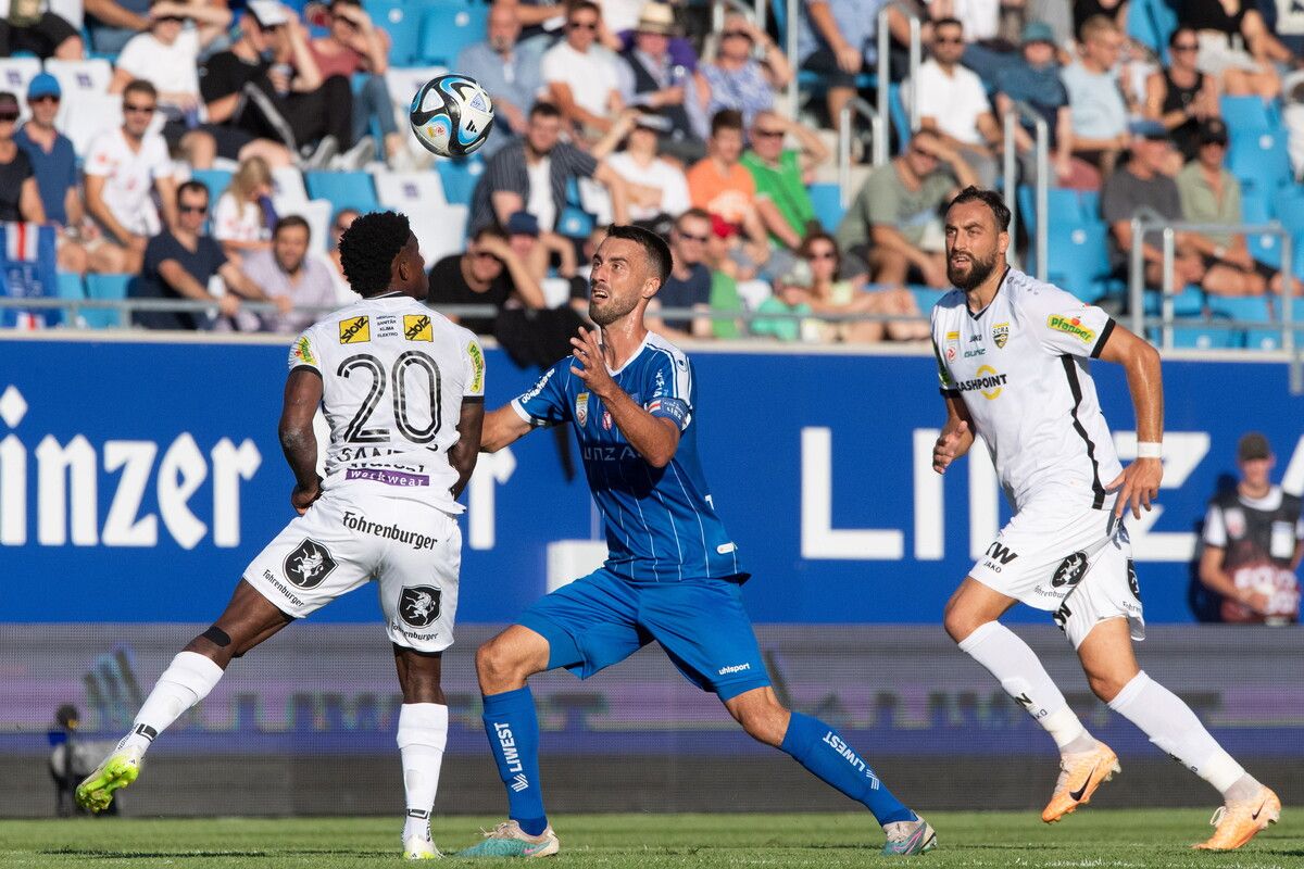 In der Liga war das Duell SCR Altach gegen BW Linz ein Aufeinandertreffen auf Augenhöhe.Gepa