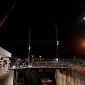 Radbrücke Stiglingen wurde abgebaut