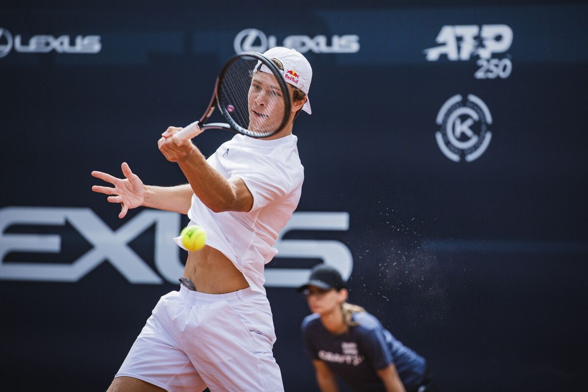 Bei den Generali Open in Kitzbühel war Schwärzler 2023 schon dabei.TCK/Knoll