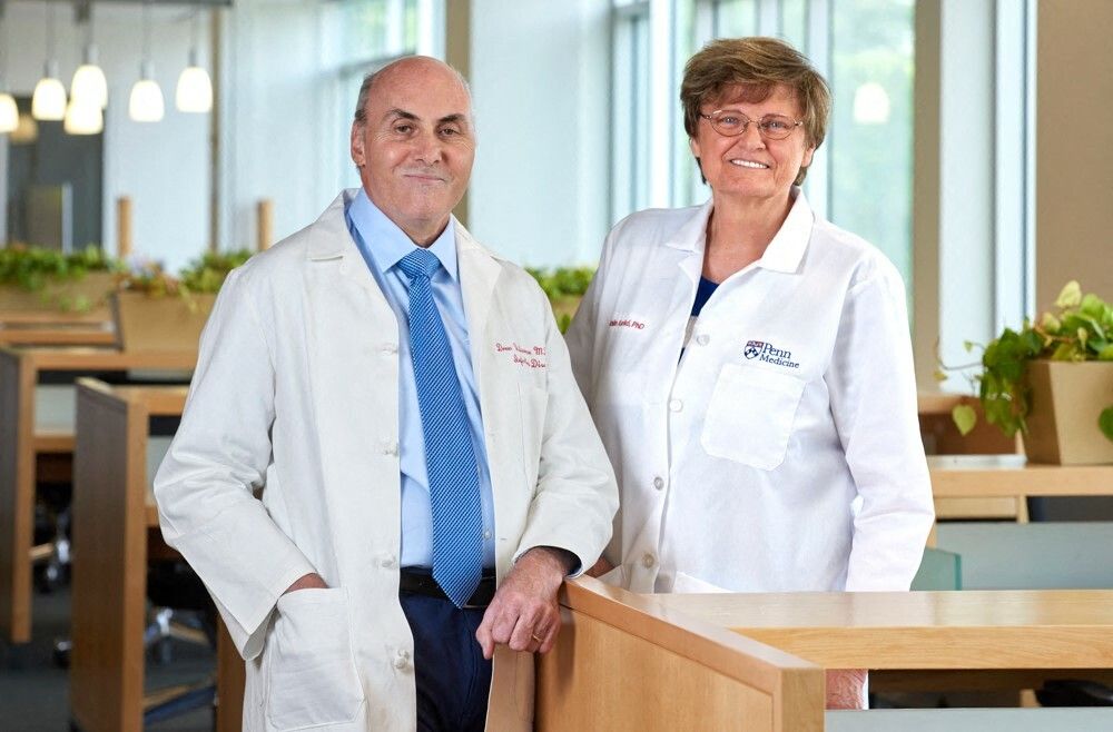Katalin Karikó und Drew Weissman erhalten den Nobelpreis für ihre jahrzehntelangen Forschungen zur mRNA. ap