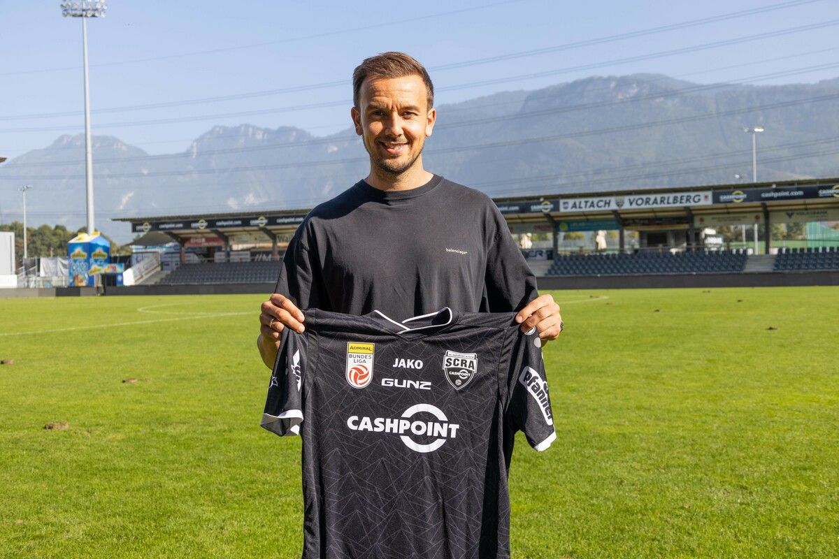 Manuel Prietl wird heute erstmals in einem Spiel das SCRA-Trikot überstreifen.SCRA