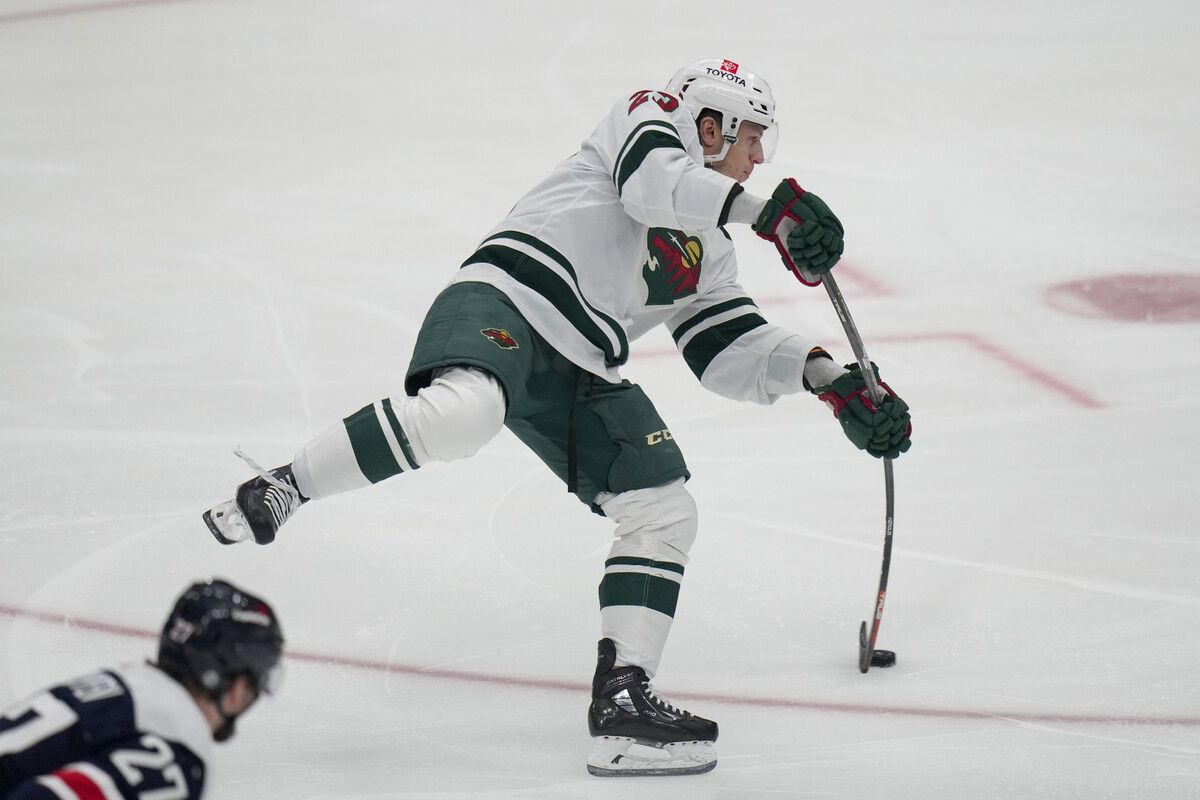 Marco Rossi ist weiterhin der drittbeste Torschütze der Minnesota Wild.AP