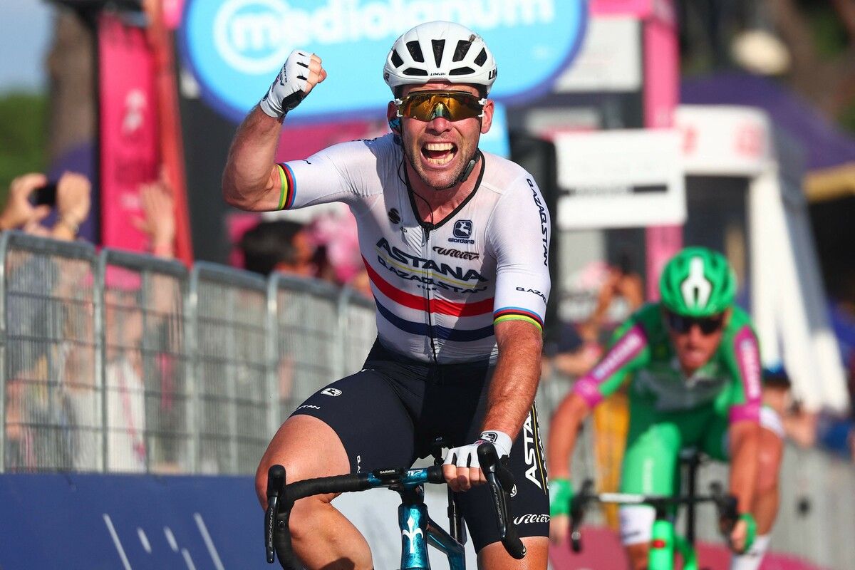 Mark Cavendish arbeitet an seinem Tour-de-France-Rekord.Apa