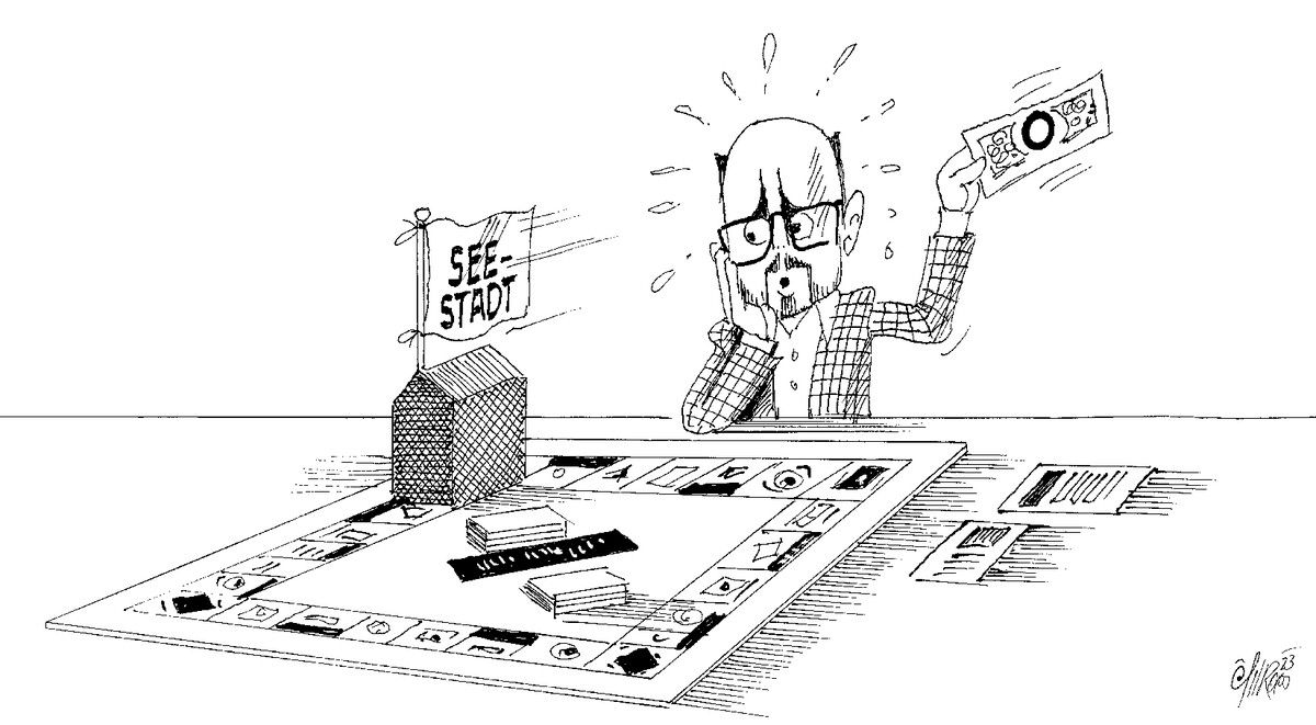 Michael Ritsch bietet mit im Bregenzer Monopoly!
