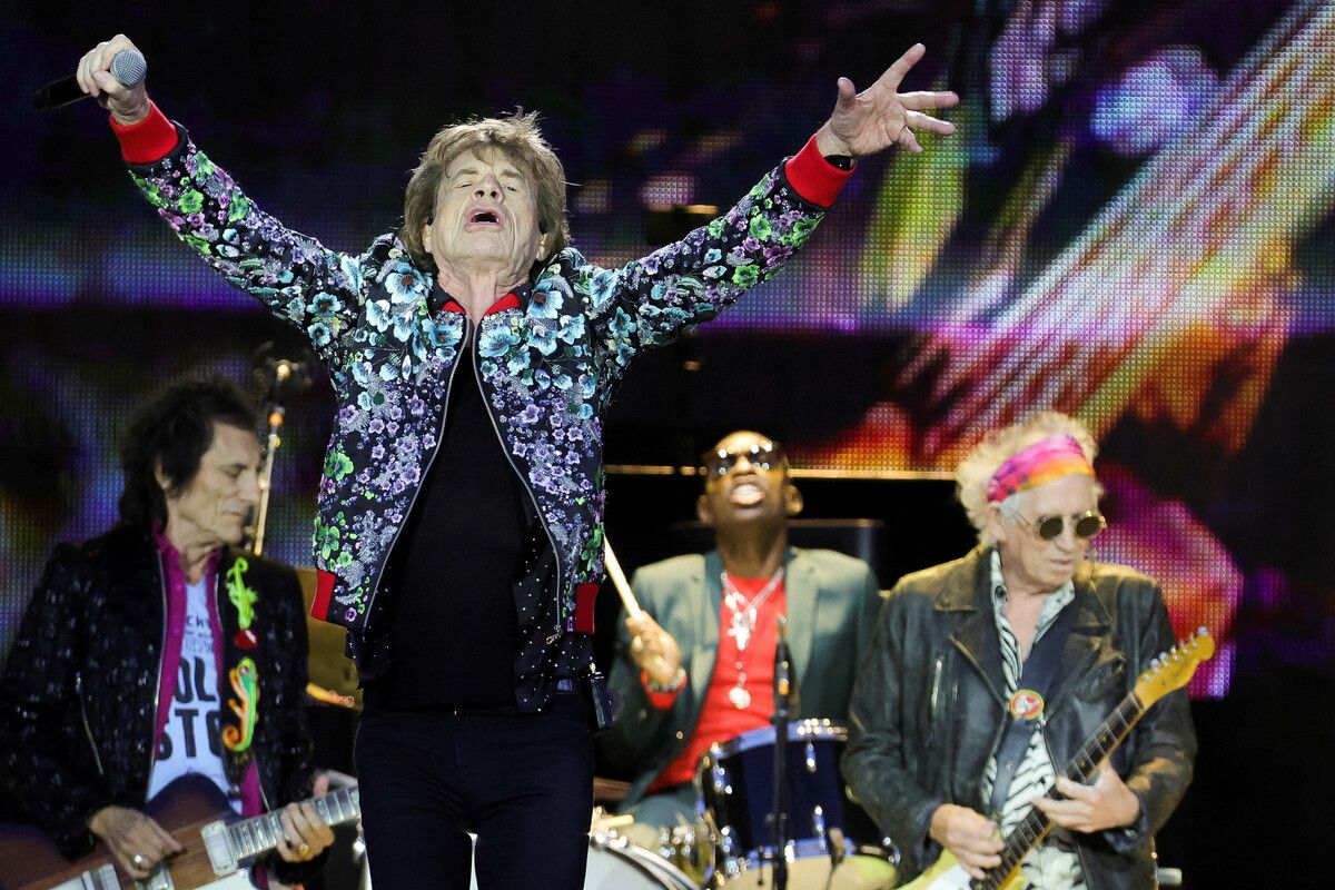 Mick Jagger hält sich mit Fitness und Tanztraining in Form. REUTERS/Pascal Rossignol/File Photo?