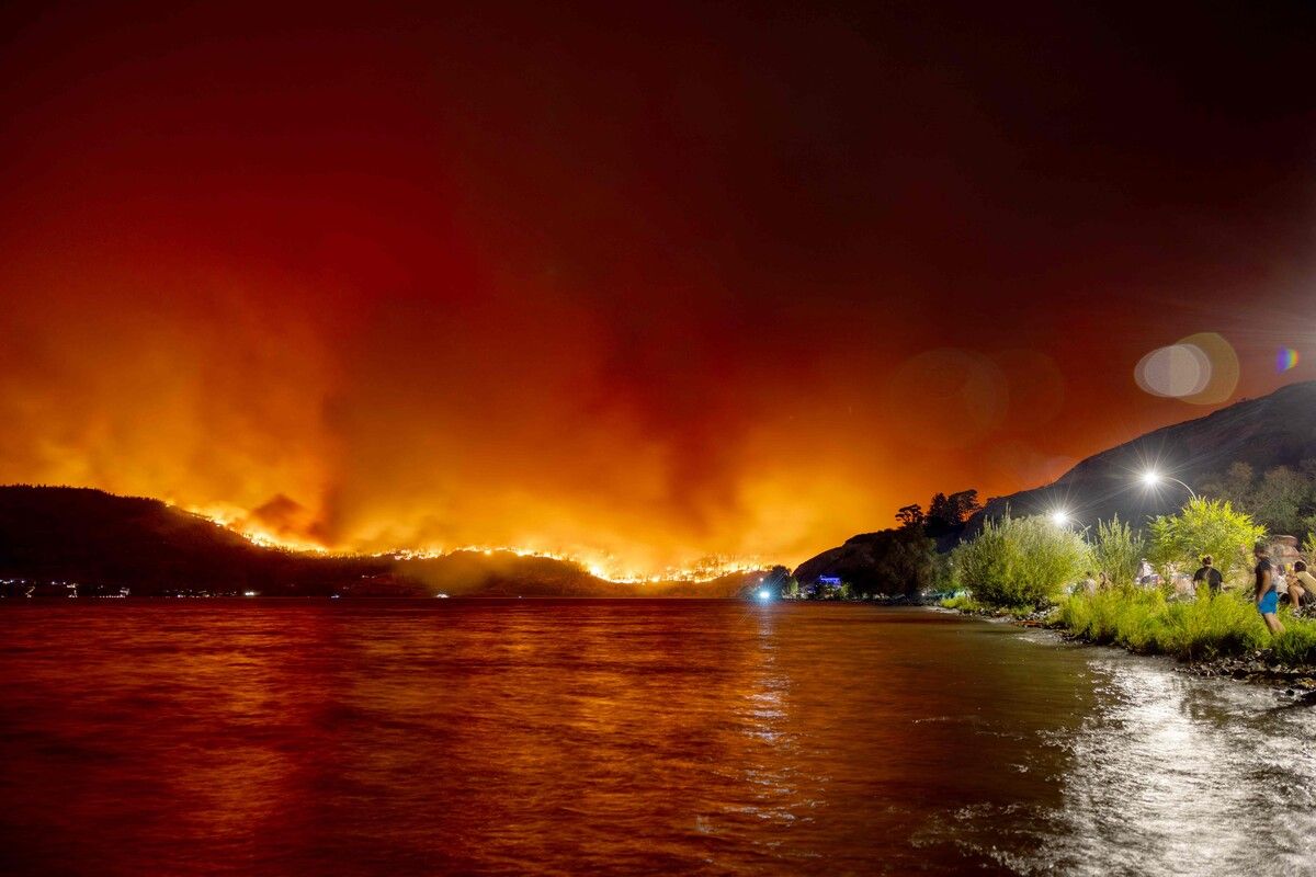 Riesige Waldbrände wüten seit fünf Monaten in Kanada.hull/afp