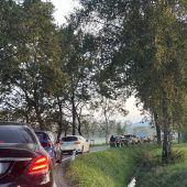 Baustelle verursacht Stau im Berufsverkehr