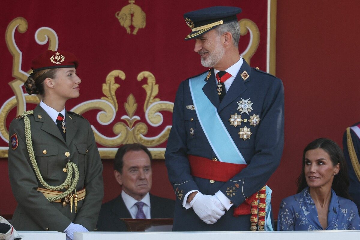 Seit Sommer absolviert die Thronfolgerin die Ausbildung an der Militärakademie. AFP