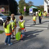 Den sicheren Schulweg üben