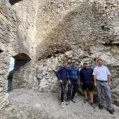 Nord-Ost-Mauer des Palas fertig saniert
