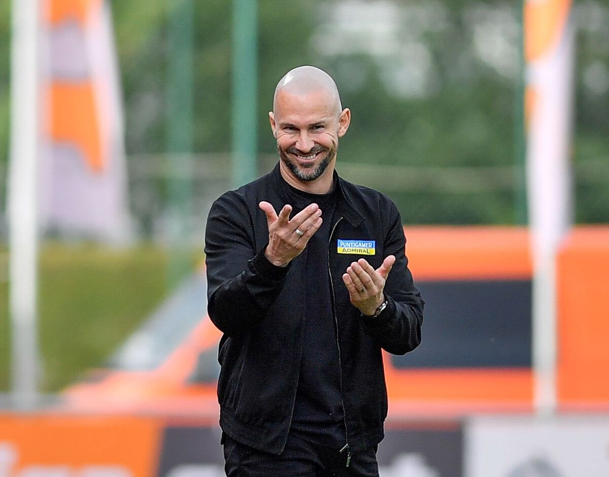 Sturm-Graz-Trainer Christian Ilzer hat gut lachen: Sein Team ist Spitzenreiter.gepa