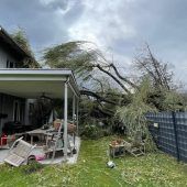 Heftiger Föhnsturm wütete vor allem im Raum Feldkirch