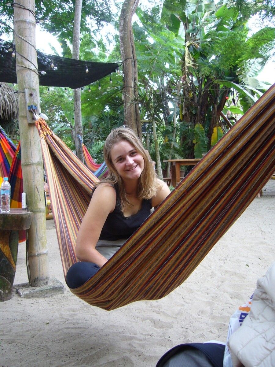 Während ihres Auslandseinsatzes in Ecuador genoss Helen Fröde freie Tage an der Küste. Fröde(5)