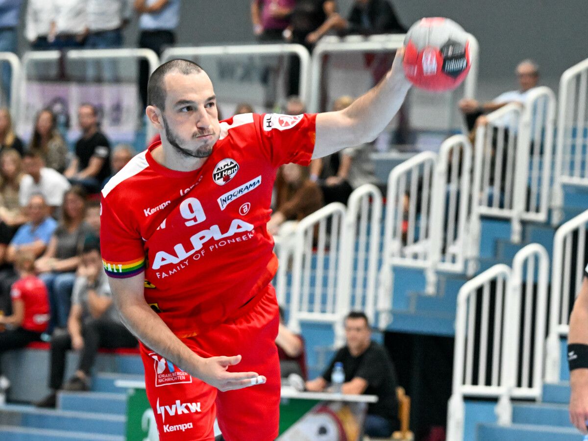 Alpla-HC-Hard-Linkshänder Ante Tokic ist mit 54 Treffern (Schnitt 6,75 pro Spiel) Dritter in der HLA-Torschützenliste.GEPA