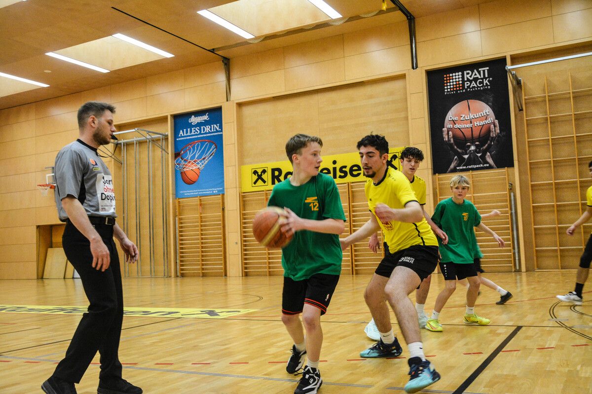 Am Freitag fanden die Basketball-Schul-Olympics in Dornbirn statt. bvs (2)