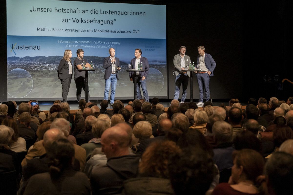 Beim Informationsabend im Reichshofsaal war das enorme Interesse zur Causa S 18, CP-Variante, sichtbar. VN/Paulitsch