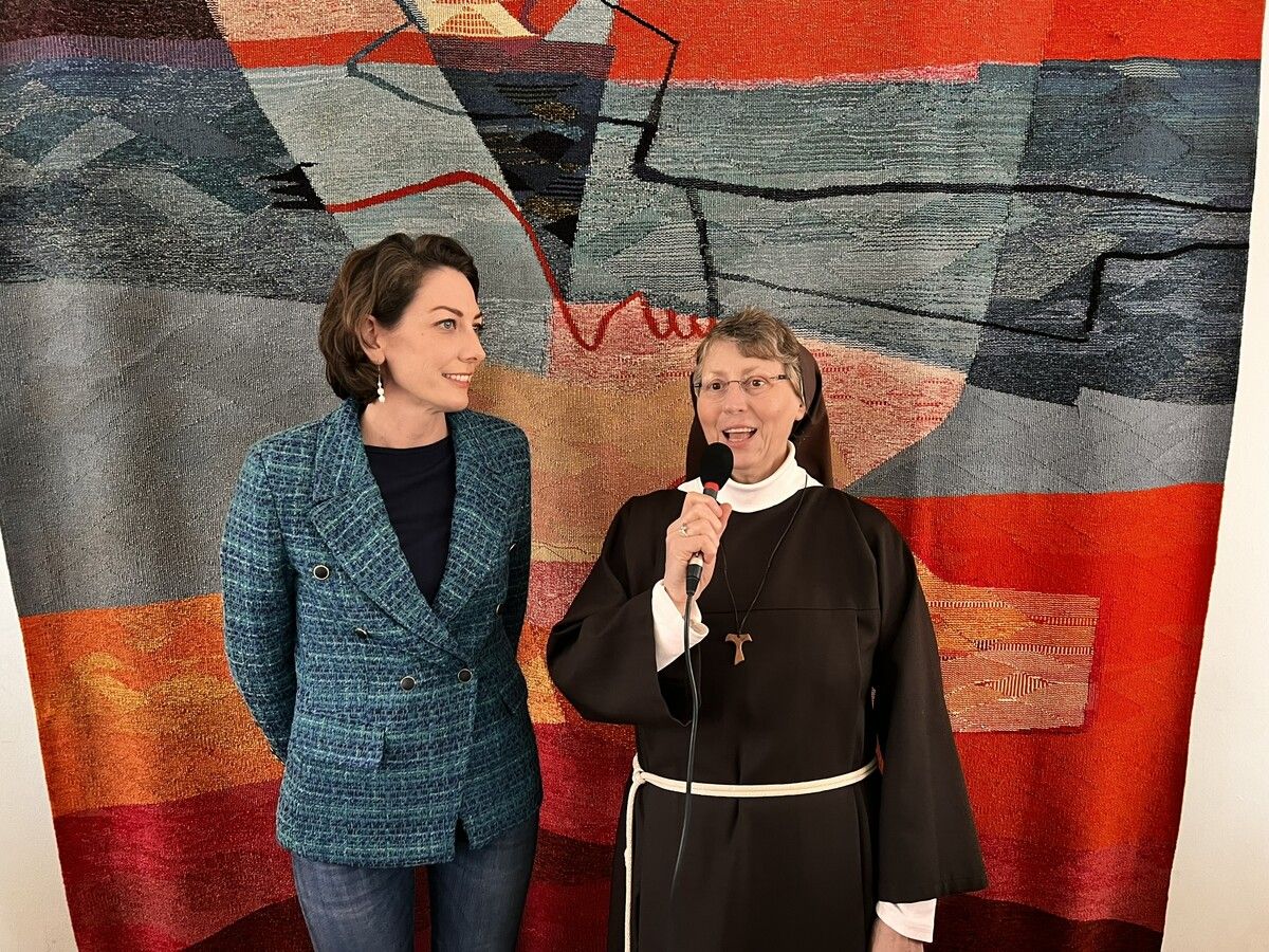 Das Klostermärktle der Klaraschwestern war gut besucht.Sr. HL. Klara