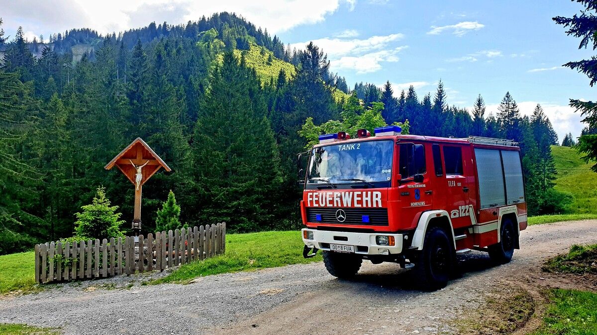 Das RLF aus den 90er Jahren wird durch ein modernes Gefährt ersetzt.Satdt Hohenems
