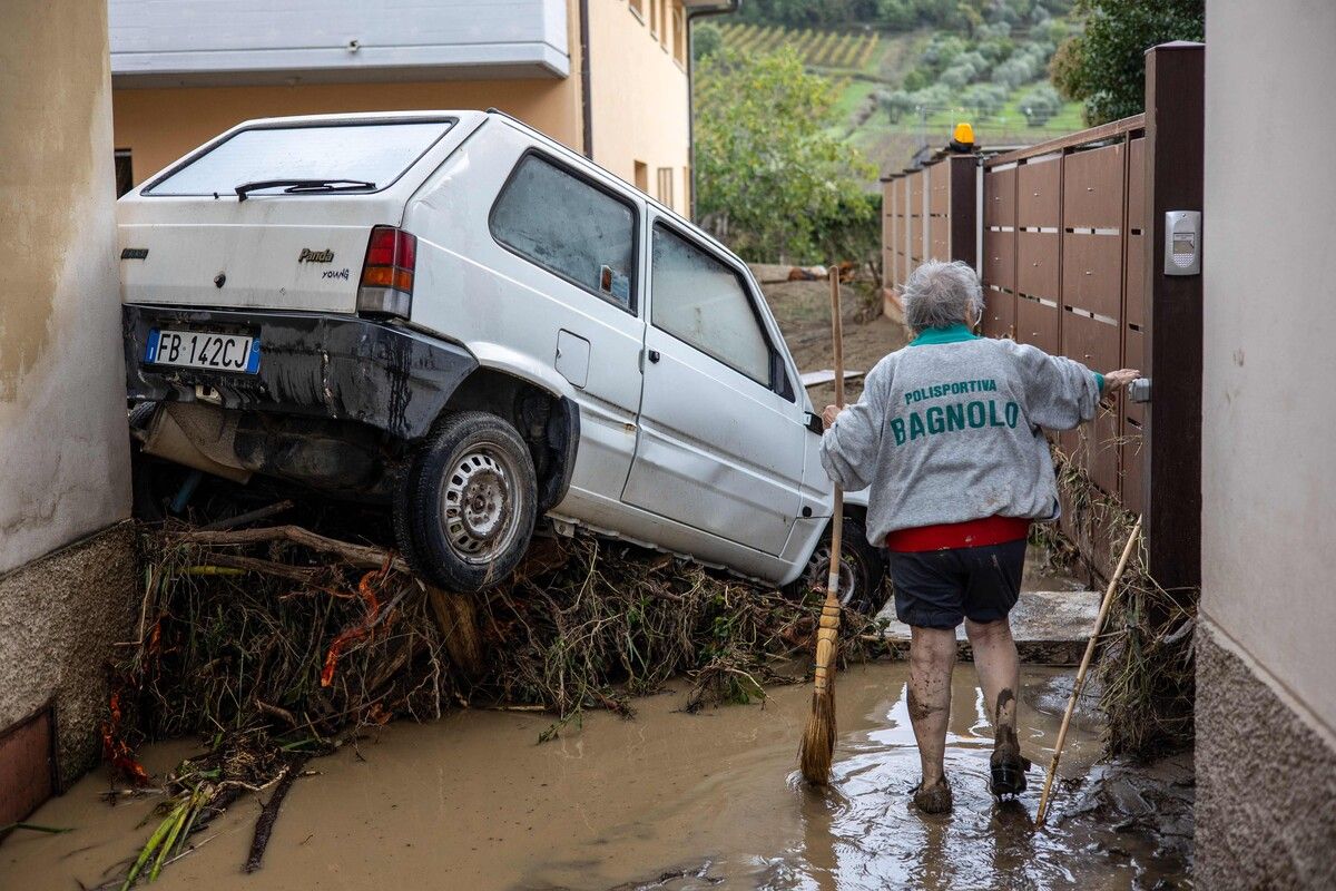 Das Unwetter hat in der Region schwere Schäden hinterlassen. AFP