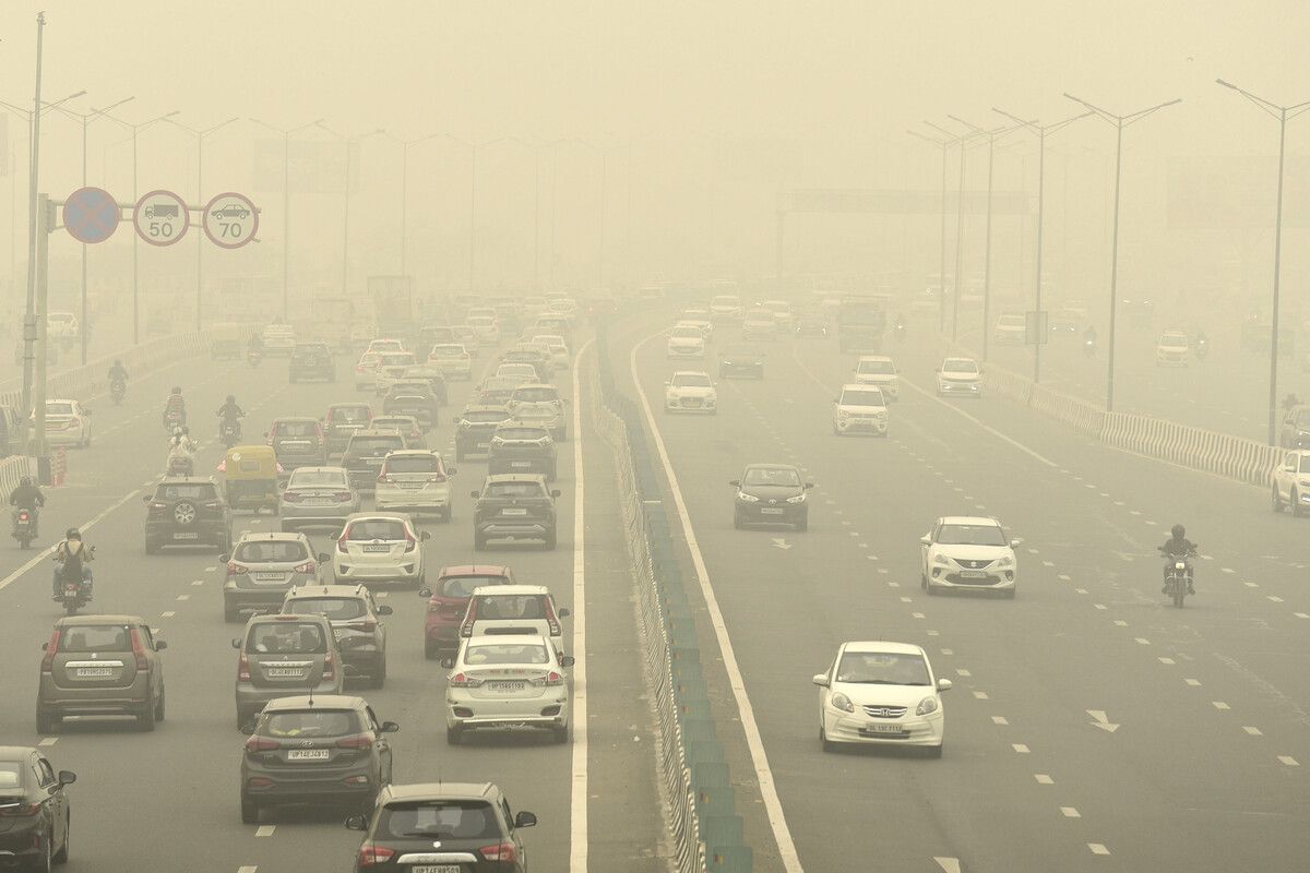 Die Feinstaubbelastung in und um Neu-Delhi gehört zu den höchsten der Welt. AP