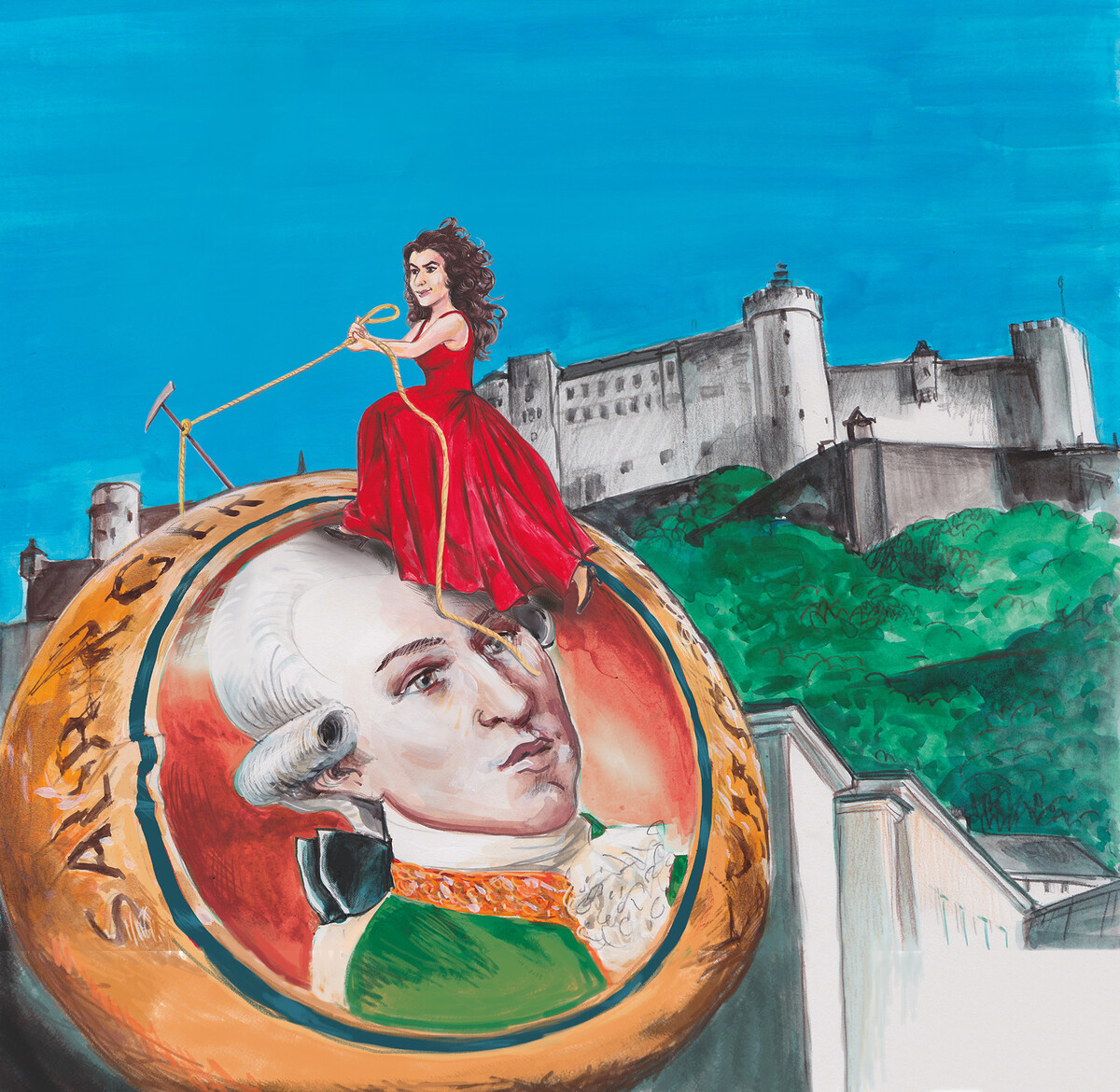 Die im kommenden Jahr stattfindenden Pfingstfestspiele feiern an allen vier Tagen das Genie Wolfgang Amadeus Mozart.  Alexia Papadopoulos