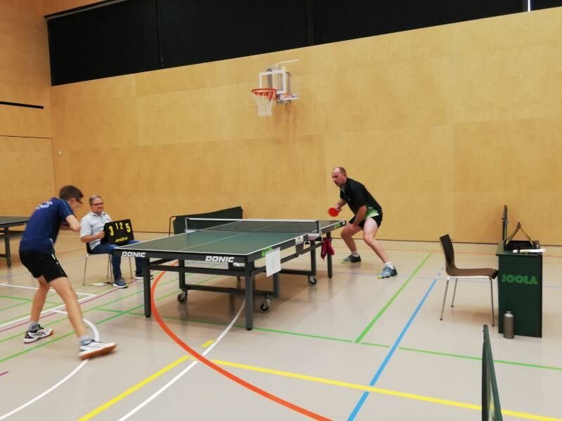 Die Mannschaft vier des TTC Bludenz lieferte erfolgreiche Spiele ab.ttc bludenz