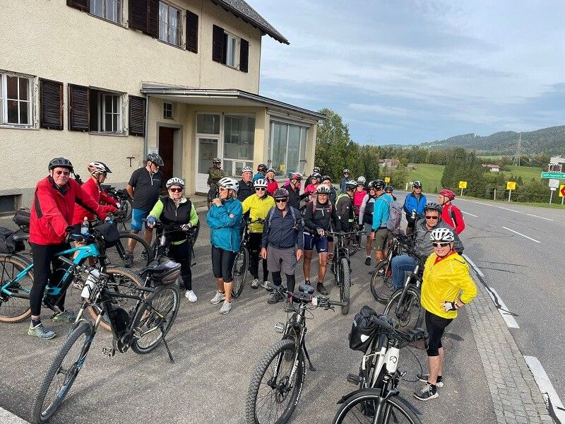 Die Radfahrer des PVÖ waren im Allgäu unterwegs.pvö
